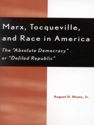 cover image of Marx, Tocqueville, and Race in America